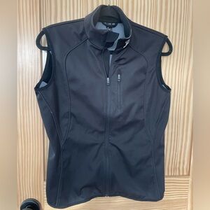 Bjorn Daehlie Vest woman size S Black Full Zip Jacket Norway XC Skiing *